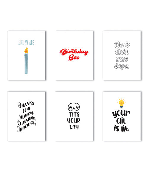 Kush Kards Everyday Pack Naughty Greeting Card - Variety Pack Of 6