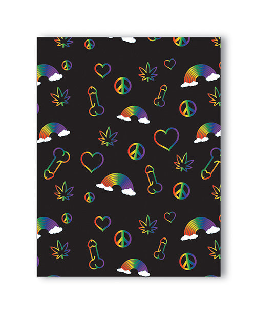 Kush Kards Rainbow Penis Naughty Greeting Card