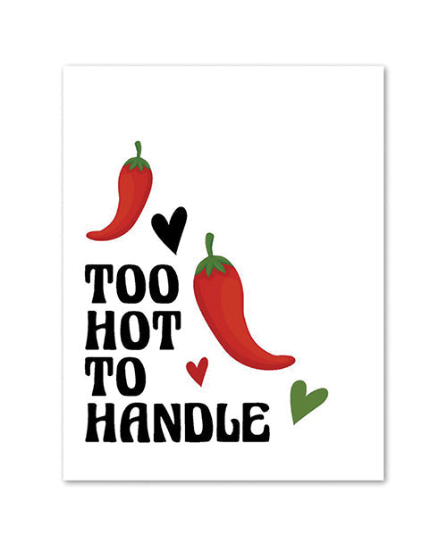 Kush Kards Too Hot To Handle Greeting Card