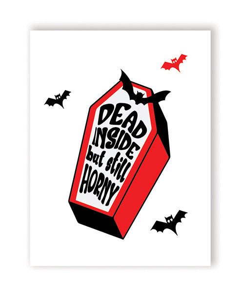 Kush Kards Dead Inside But Still Horny Sticker - Pack of 3