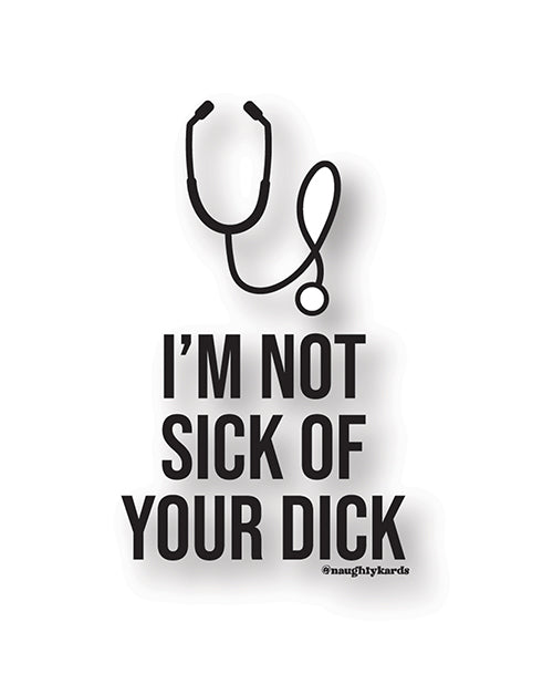 Kush Kards Sick Dick Naughty Sticker - Pack of 3
