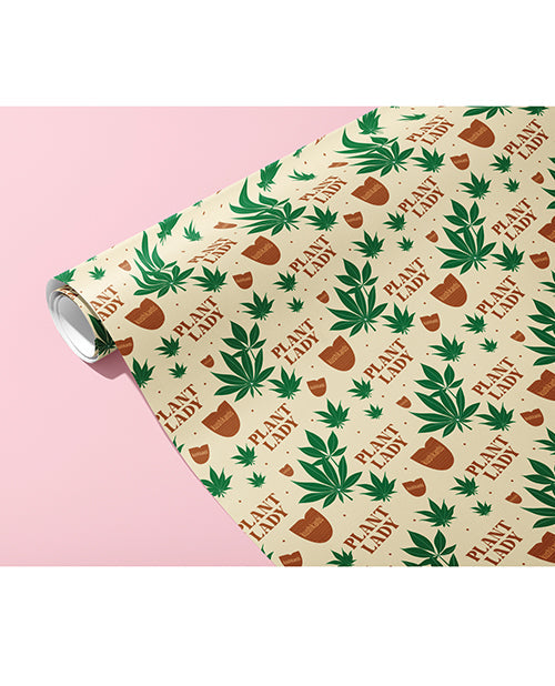 Kush Kards Plant Lady Naughty Wrapping Paper