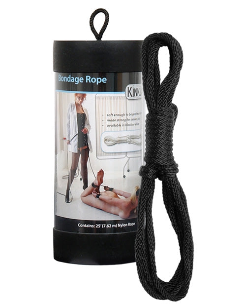 Kinklab KinkLab 25" Bondage Rope - Black