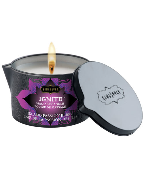 Kama Sutra Kama Sutra Ignite Massage Soy Candle - Island Passion Berry