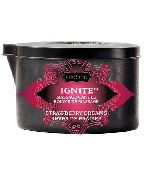 Kama Sutra Kama Sutra Ignite Massage Soy Candle - Strawberry Dreams