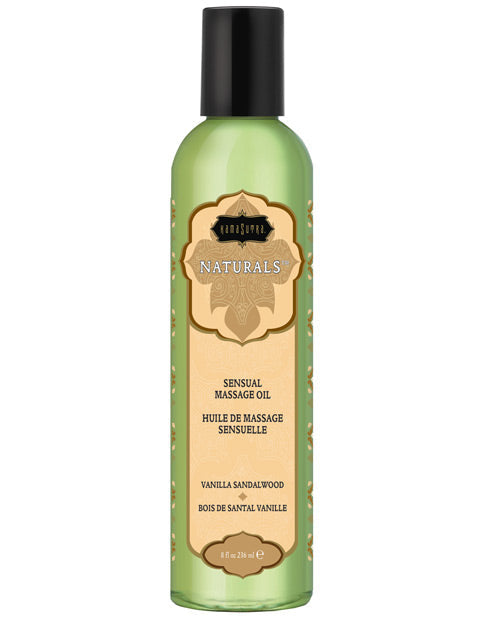 Kama Sutra Kama Sutra Naturals Massage Oil - 8 oz Vanilla Sandlewood