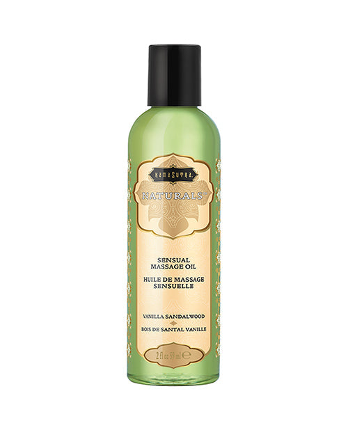 Kama Sutra Kama Sutra Naturals Massage Oil - 2 oz Vanilla Sandalwood