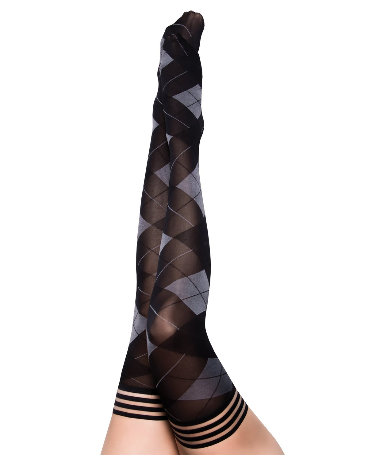 Kixies Kix'ies Kimmie Argyle Thigh High Argyle C