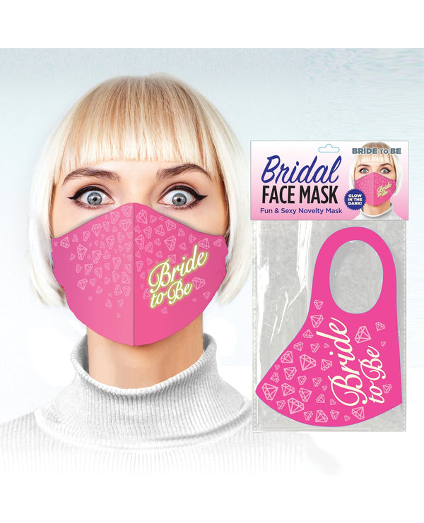 Little Genie Bride to be Face Mask - Pink