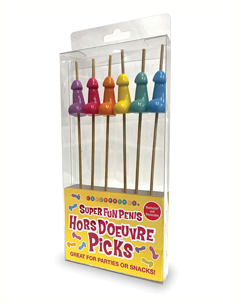 Candy Prints Super Fun Hor D'Oeuvre Picks - Set of 6