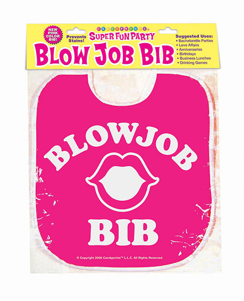 Candy Prints Blow Job Bib - Pink