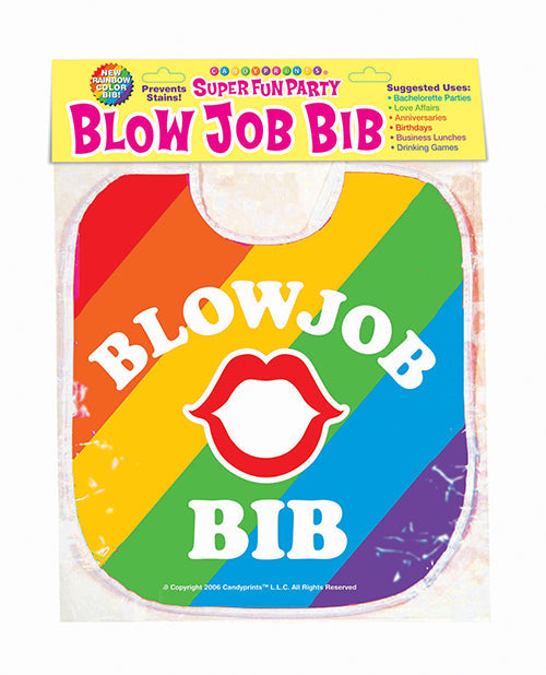 Candy Prints Blow Job Bib - Rainbow