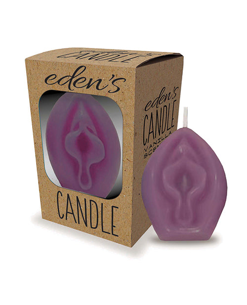 Little Genie Eden's Vagina Candle - Purple - Vanilla