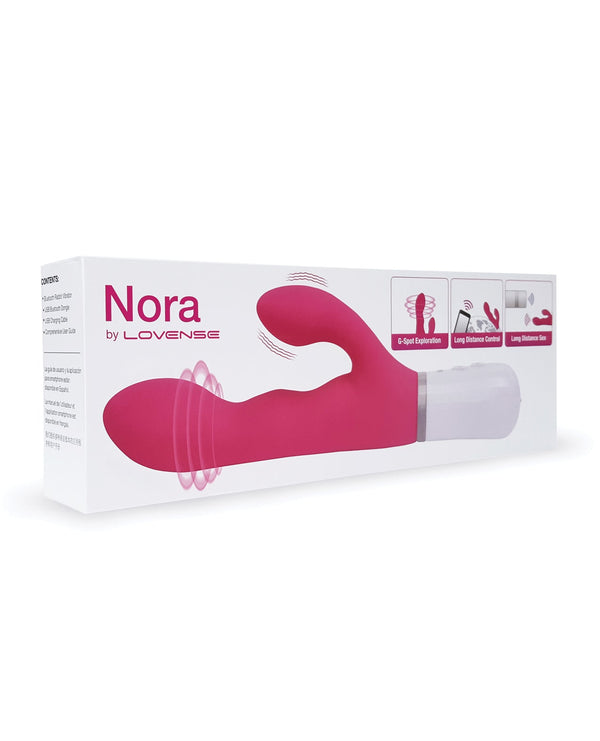Lovense Lovense Nora Rotating Head Rabbit - Pink