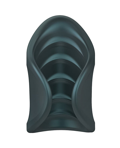 Manwan Manwan Starter Travel Vibrating Masturbator - Pine Grey