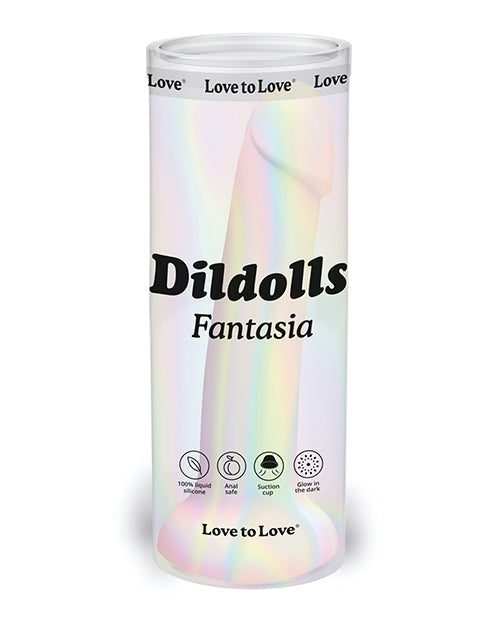 Love to Love Love to Love Curved Suction Cup Dildolls Fantasia - Asst Colors