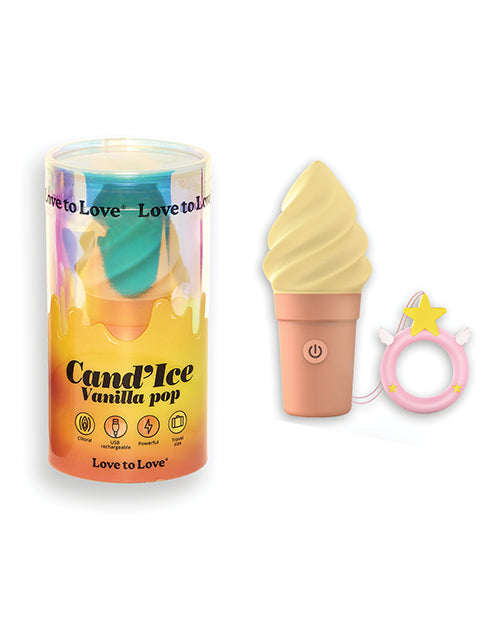 Love to Love Love to Love Cand'ice Ice Cream Cone Stimulator - Vanilla Pop