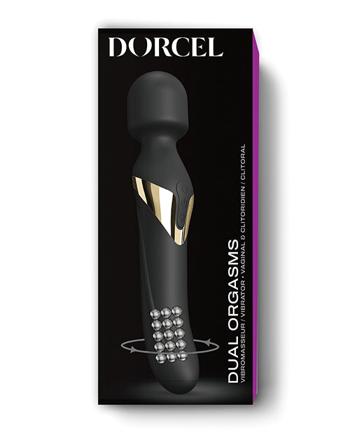 Dorcel Dorcel Dual Orgasms Wand - Black/Gold