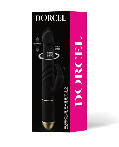 Dorcel Dorcel Thrusting & Spinning Furious Rabbit 2.0 - Black