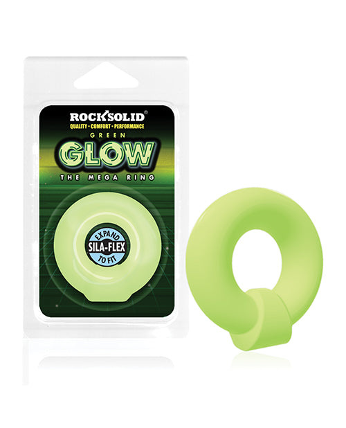Rock Solid Rock Solid Glow in the Dark Mega Ring - Green