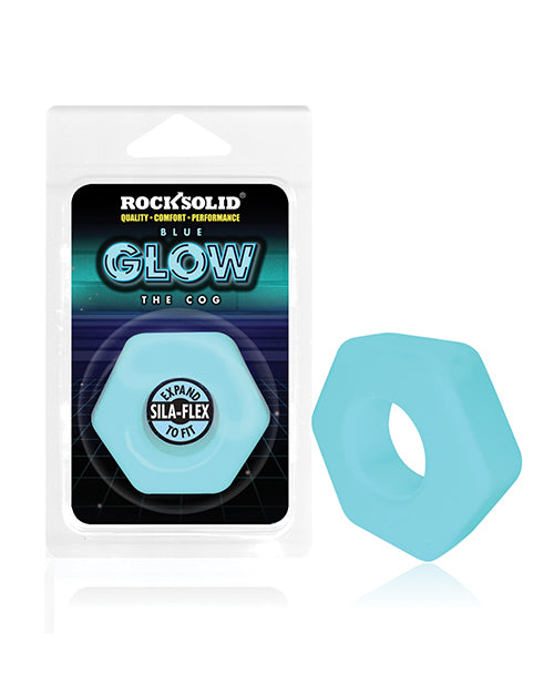 Rock Solid Rock Solid Glow in the Dark The Cog Ring - Blue