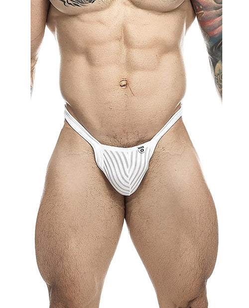 MaleBasics Male Basics Y Buns Thong White Sheer XL