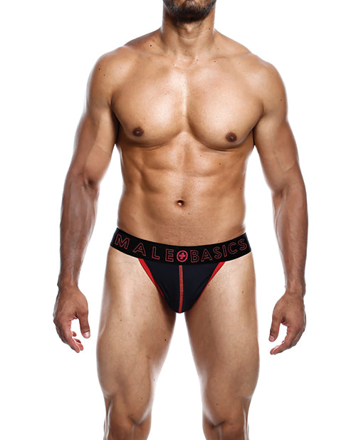 MaleBasics Male Basics Neon Thong Red SM