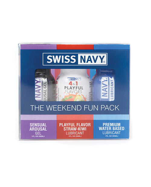 Swiss Navy Swiss Navy Weekend Fun Pack of 3 - 1 oz