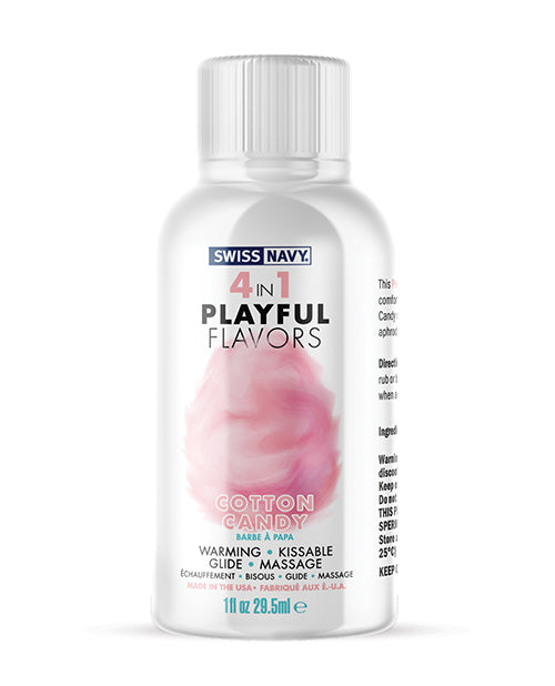 Swiss Navy Swiss Navy 4 in 1 Playful Flavors Cotton Candy - 1 oz