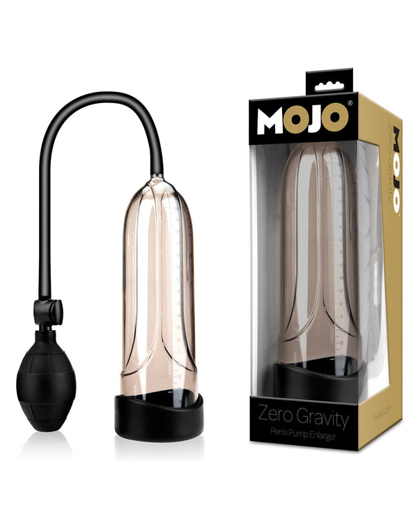 MOJO Mojo Zero Gravity Penis Pump Enlarger - Black/Smoke