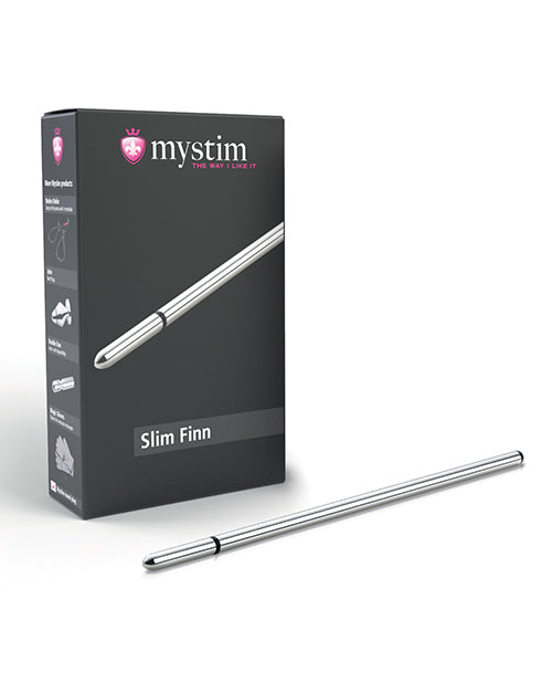 Mystim Mystim Slim Finn eStim Urethral Sound - Silver