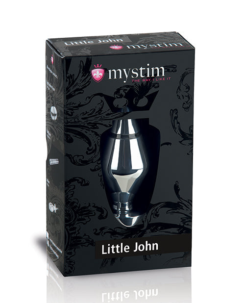 Mystim Mystim Little John Buttplug Small Aluminum - Silver