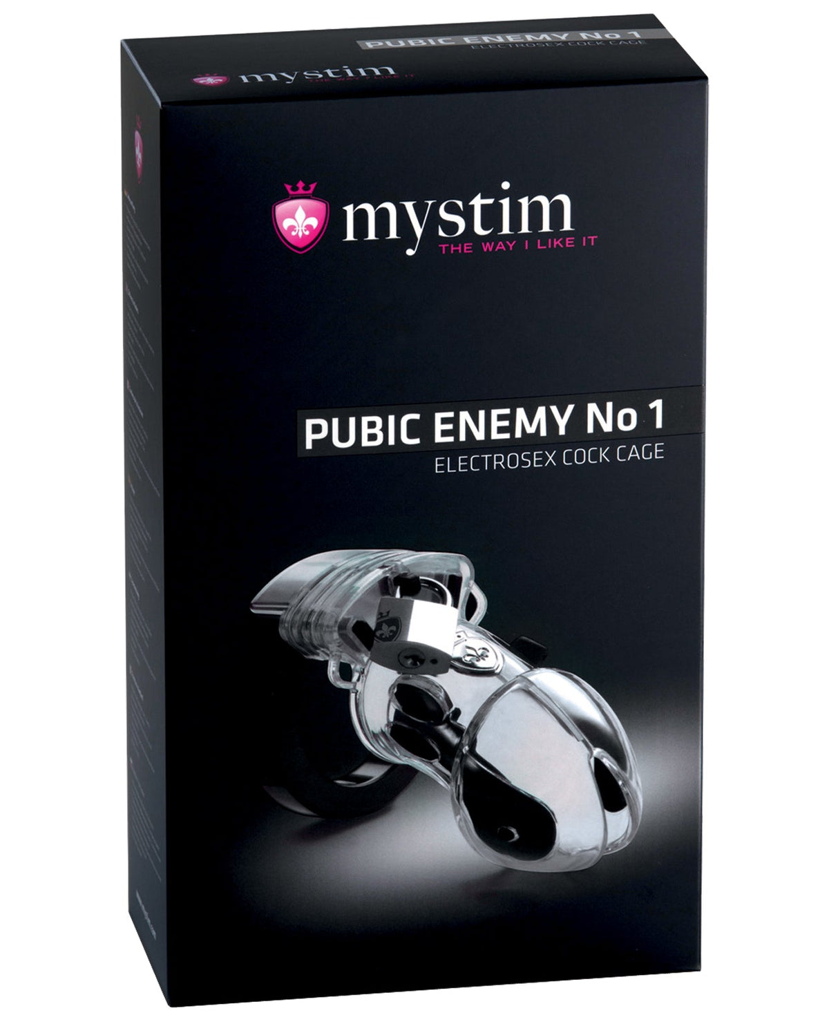 Mystim Mystim Pubic Enemy #1 Cock Cage - Clear
