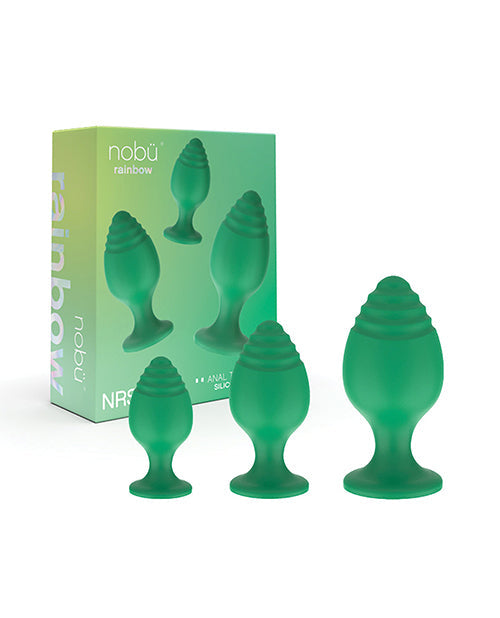 Nobu Nobu Rainbow Silicone Plug Set - Green