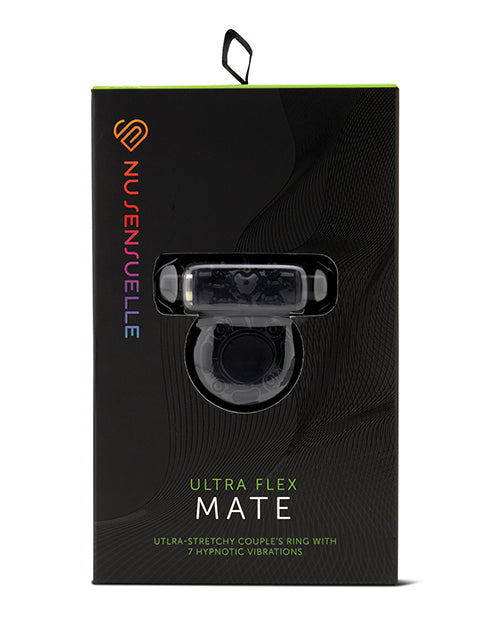 Nu Sensuelle Nu Sensuelle Mate Ultra Bullet Ring Cockring 7 Function - Black