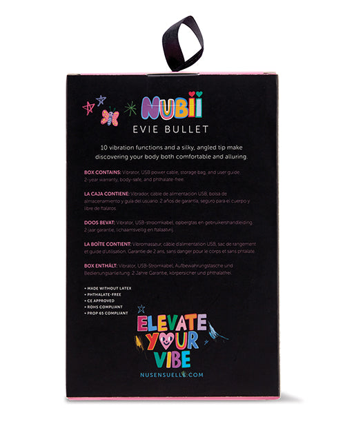 Nu Sensuelle Nu Sensuelle Nubii Evie 5 Speed Bullet - Purple
