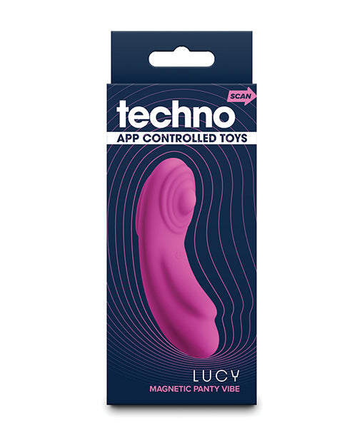 Techno Techno Lucy App Controlled Panty Vibe w/Magnet - Magenta