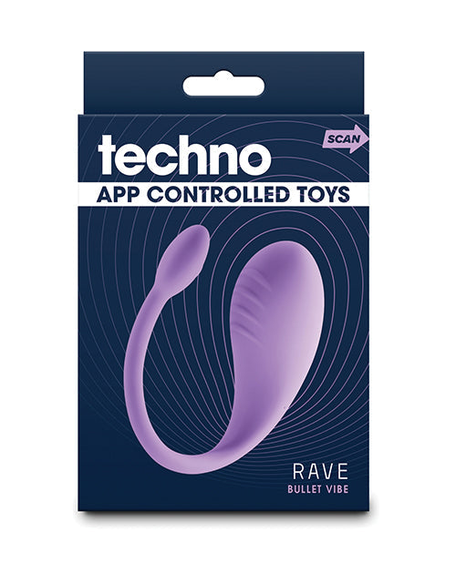Techno Techno Rave App Controlled Kegel Vibrator - Purple