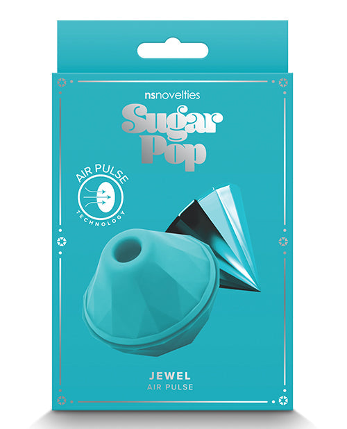 Sugar Pop Sugar Pop Jewel Air Pulse Vibrator - Teal