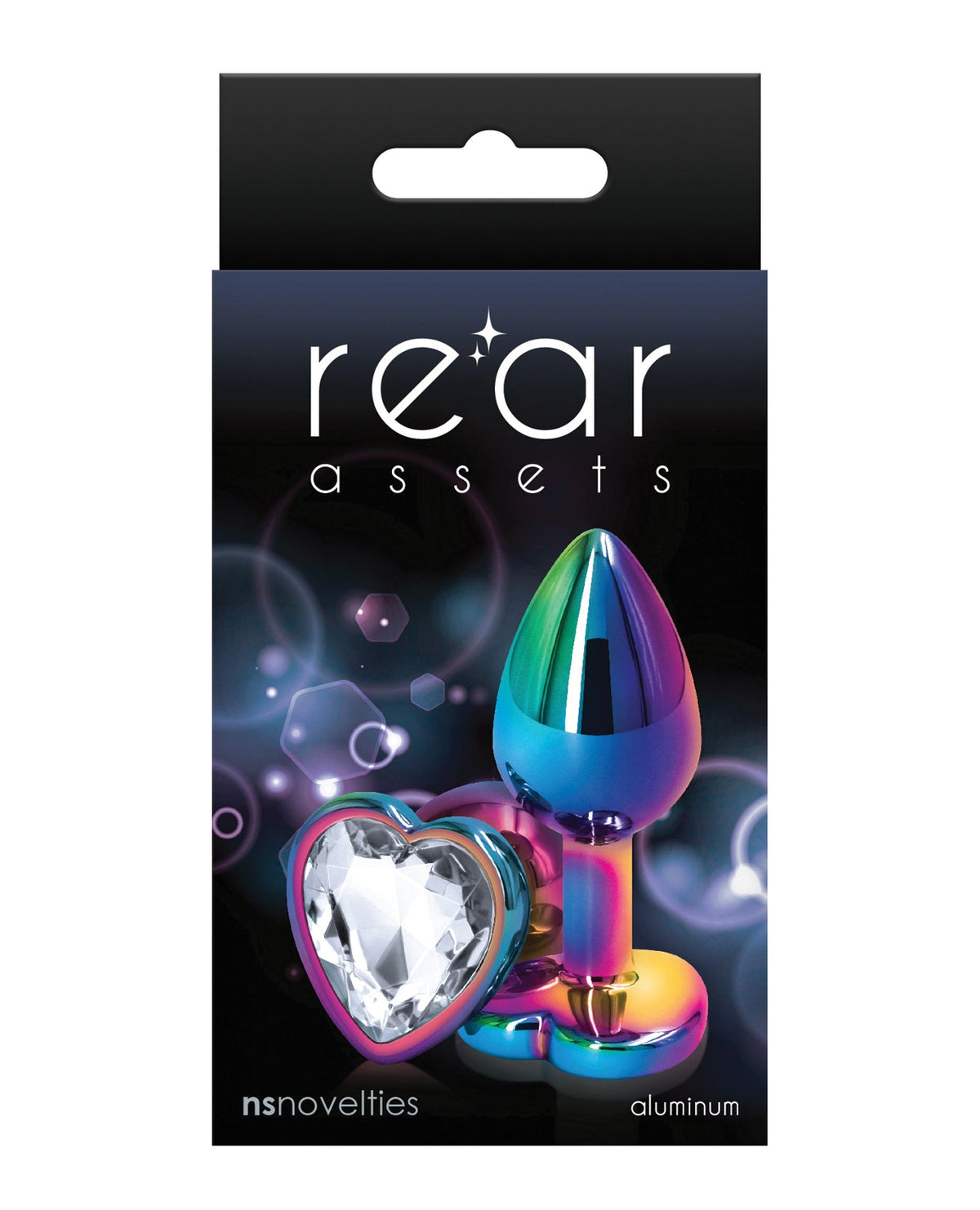 Rear Assets Rear Assets Multicolor Heart Small - Clear