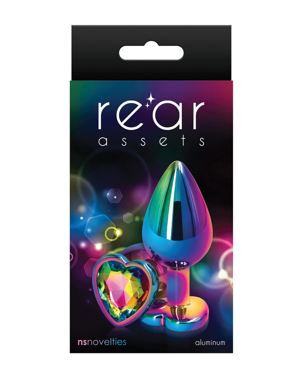 Rear Assets Rear Assets Multicolor Heart Medium - Rainbow