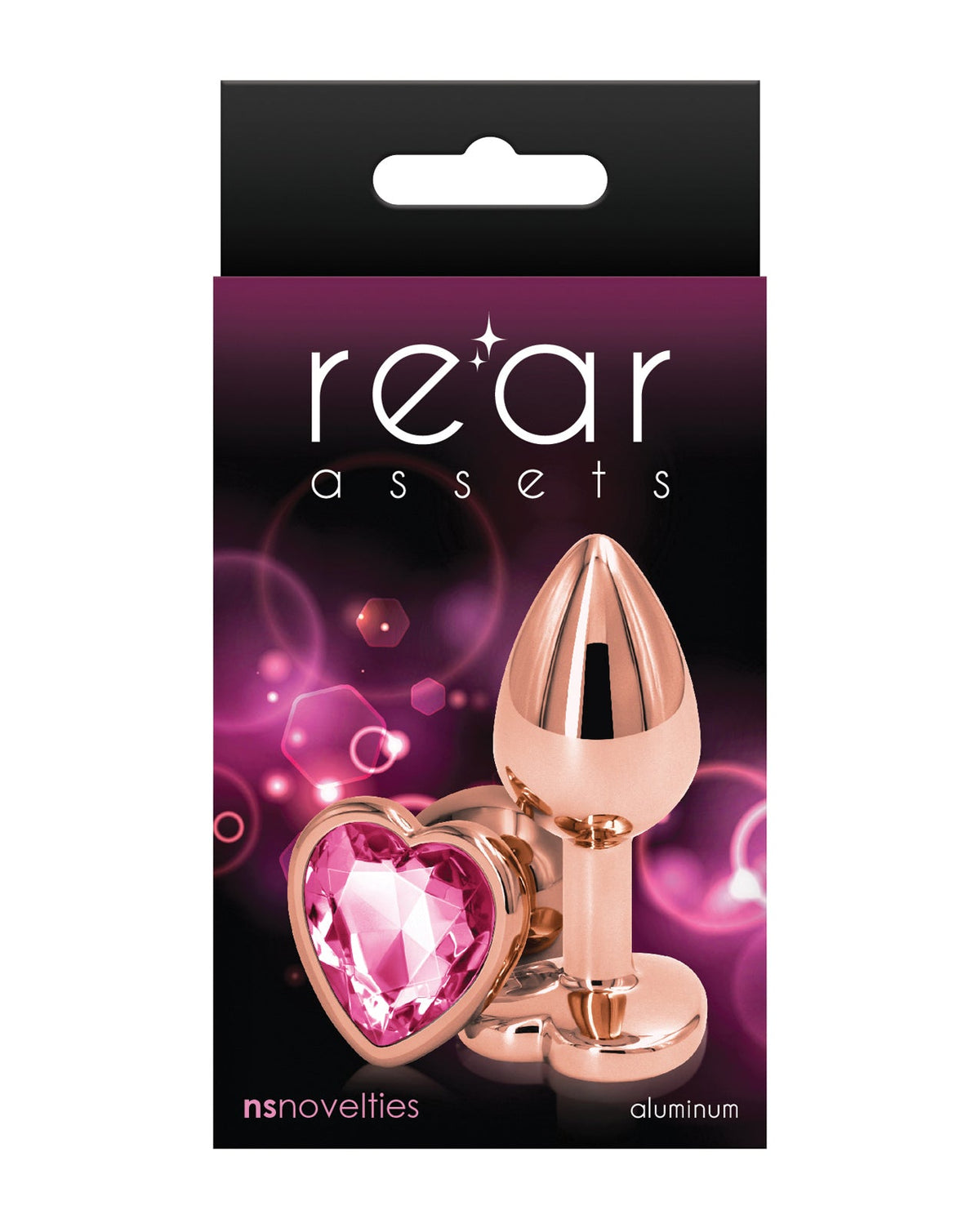 Rear Assets Rear Assets Rose Gold Heart Small - Pink