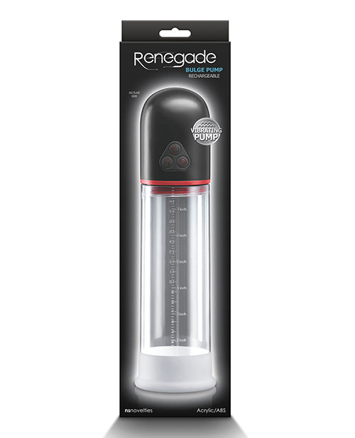 Renegade Renegade Bulge Vibrating Pump - Black