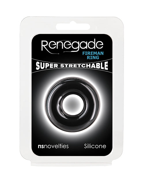 Renegade Renegade Fireman Cock Ring - Small Black