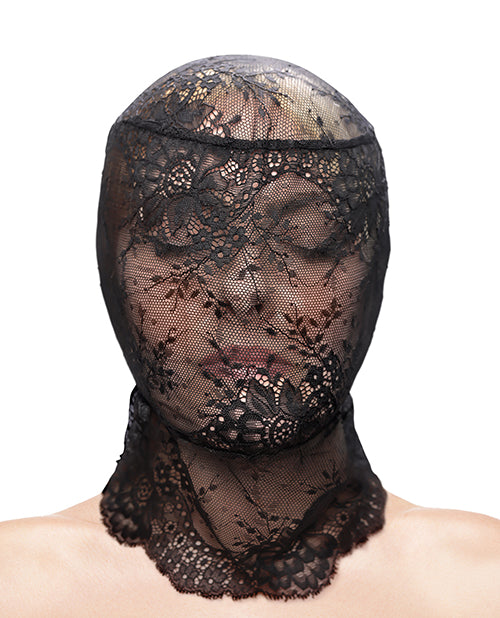 Fetish & Fashion Fetish & Fashion Lace Hood - Black