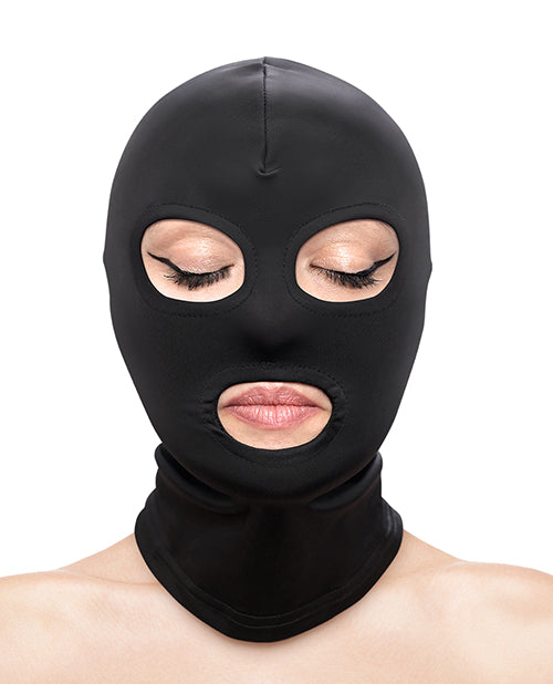 Fetish & Fashion Fetish & Fashion Eyes & Mouth Hood - Black