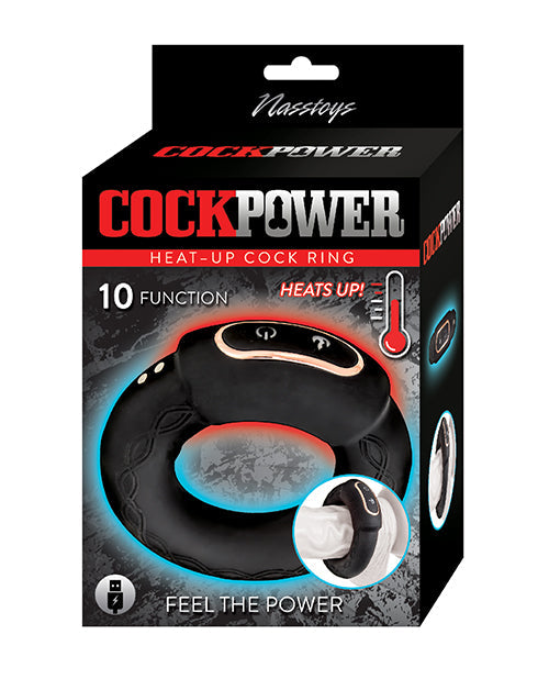 Nasstoys Cockpower Heat up Cock Ring - Black