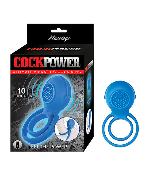Nasstoys Cockpower Ultimate Vibrating Cock Ring - Blue
