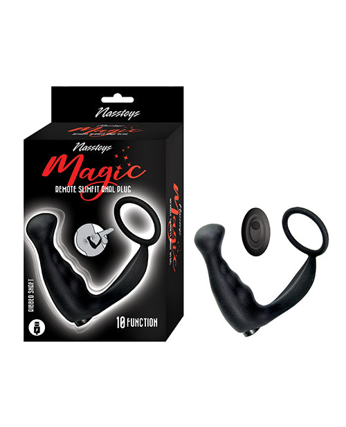Nasstoys Magic Slimfit Anal Plug w/Remote Control - Black
