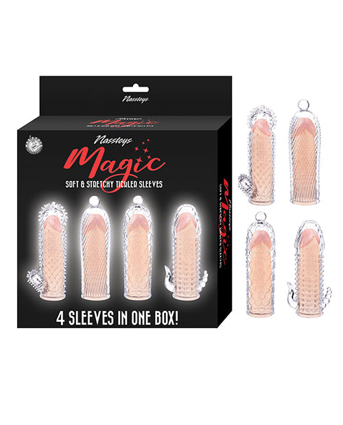 Nasstoys Magic Soft & Stretchy Tickler Sleeves - Clear
